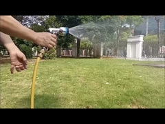 Metalen 8-modus tuinslang spuitstuk drukwasser met voorste trekkerbesturing