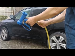 Messing industrieel blauw waspistool met veiligheidssluiting voor het wassen met warm water